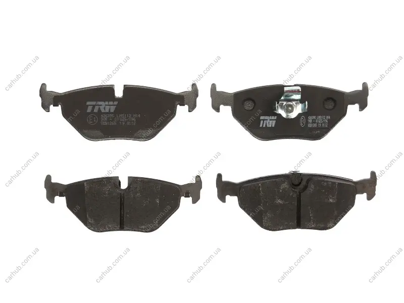 Комплект гальмівних колодок задн, BMW 5 (E39) 2.0-4.4 09.95-05.04 TRW GDB1265 (фото 1)