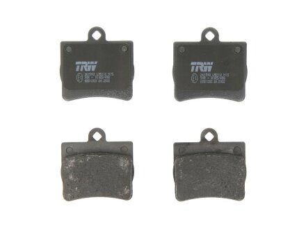 Комплект гальмівних колодок задн, MERCEDES C (W202), C (W203) 1.8-2.3 03.93-02.07 TRW GDB1283