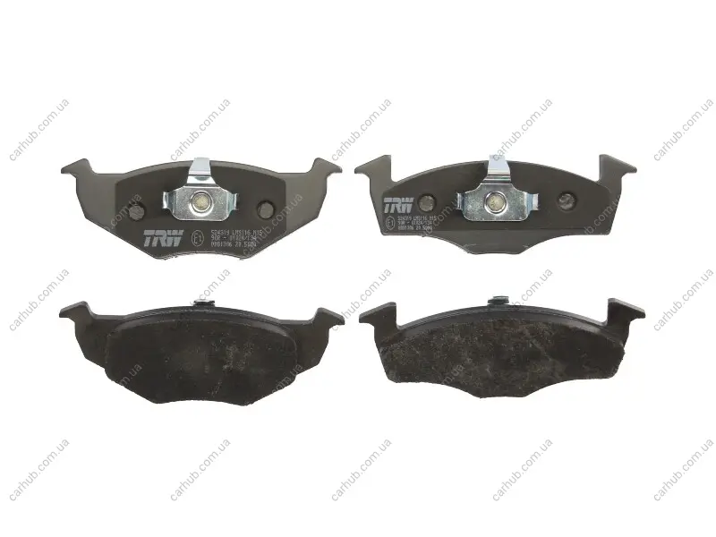 Комплект гальмівних колодок передн, SEAT CORDOBA, CORDOBA VARIO, IBIZA II, TOLEDO I VW GOLF III, LUPO I, POLO, POLO III CLASSIC, VENTO 1.0-1.9D 10.91-12.02 TRW GDB1306 (фото 1)