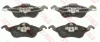 Комплект гальмівних колодок передн, FORD FOCUS I FORD USA FOCUS ZX3, FOCUS ZX5 1.4-2.0 08.98-03.05 TRW GDB1358 (фото 2)
