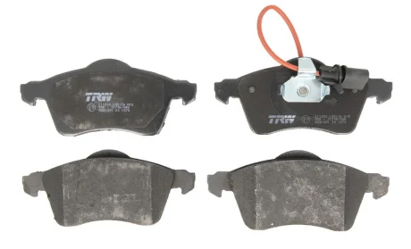 Комплект гальмівних колодок передн, VW CALIFORNIA T4 CAMPER, TRANSPORTER T4 1.8-2.8 07.90-06.03 TRW GDB1391
