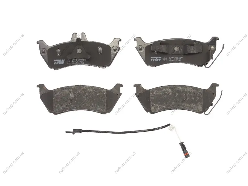 Комплект гальмівних колодок задн, MERCEDES M (W163) 2.3-4.3 02.98-06.05 TRW GDB1456 (фото 1)