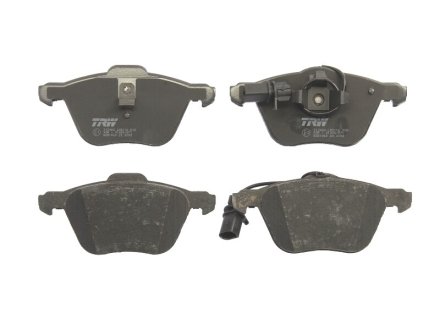 Комплект гальмівних колодок передн, FORD GALAXY I, GALAXY MK I SEAT ALHAMBRA VW CALIFORNIA T4 CAMPER, SHARAN, TRANSPORTER T4 1.8-2.8 07.90-03.10 TRW GDB1460