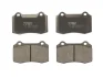 Комплект гальмівних колодок задн/передн, DS DS 3 VOLVO S60 I, V70 II CITROEN DS3 JAGUAR S-TYPE II, XJ PEUGEOT 208 I SEAT IBIZA II TESLA MODEL X 1.2-Electric 07.00- TRW GDB1513 (фото 1)