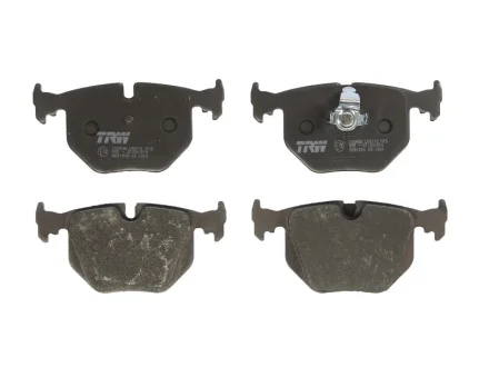 Комплект гальмівних колодок задн, BMW 3 (E46), 5 (E39), 7 (E38), X3 (E83), X5 (E53), Z4 (E85), Z4 (E86), Z8 (E52) 2.0-5.4 03.94-12.11 TRW GDB1530