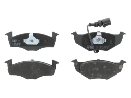 Комплект гальмівних колодок передн, SKODA FABIA I, FABIA I PRAKTIK, FABIA II VW POLO IV 1.0/1.2/1.4 12.99-12.14 TRW GDB1586