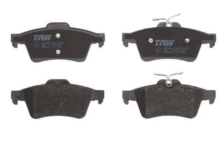 Комплект гальмівних колодок задн, VOLVO C30, C70 II, S40 II, V50 CADILLAC BLS, CTS CHEVROLET VECTRA CITROEN C5 III FORD C-MAX, FOCUS C-MAX, FOCUS II, FOCUS IV, KUGA III, PUMA 1.2-5.0 01.99- TRW GDB1621