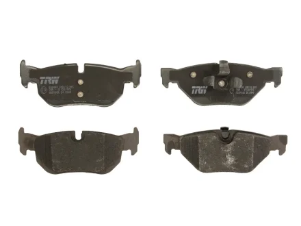 Комплект гальмівних колодок задн, BMW 1 (E81), 1 (E82), 1 (E87), 1 (E88), 3 (E90), 3 (E91), 3 (E92), 3 (E93), X1 (E84) 1.6-3.0 06.04-06.15 TRW GDB1626