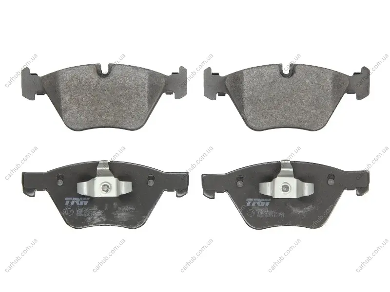 Комплект гальмівних колодок передн, BMW 1 (E81), 1 (E82), 1 (E87), 1 (E88) 2.0D/3.0 09.05-12.13 TRW GDB1662 (фото 1)