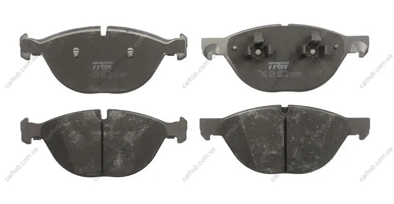 Комплект гальмівних колодок передн, BMW X5 (E70), X5 (F15, F85), X6 (E71, E72), X6 (F16, F86) 3.0-4.8 10.06-07.19 TRW GDB1728 (фото 1)
