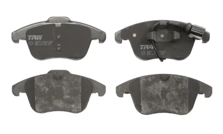 Комплект гальмівних колодок передн, AUDI Q3 SEAT ALHAMBRA VW PASSAT B7, SHARAN, TIGUAN 1.4-2.5 09.07-12.22 TRW GDB1762
