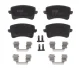 Комплект гальмівних колодок задн, AUDI A4 ALLROAD B8, A4 B8, A5, Q5 1.8-4.2 06.07-05.17 TRW GDB1765 (фото 1)
