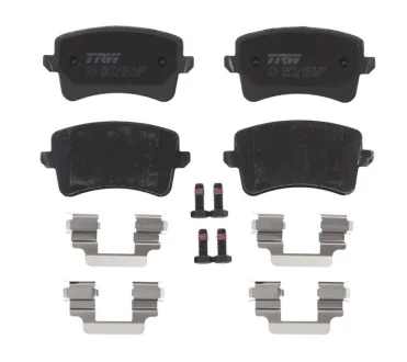 Комплект гальмівних колодок задн, AUDI A4 ALLROAD B8, A4 B8, A5, Q5 1.8-4.2 06.07-05.17 TRW GDB1765