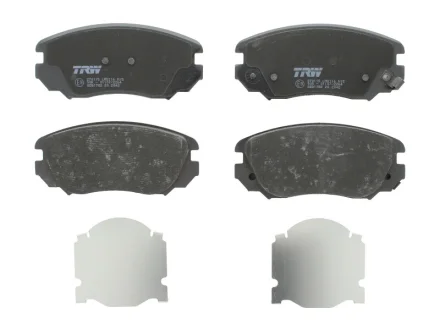 Комплект гальмівних колодок передн, BUICK LA CROSSE CHERY OMODA 5 CHEVROLET CAMARO, EQUINOX, MALIBU OMODA 5, C5 OPEL INSIGNIA A, INSIGNIA A COUNTRY SAAB 9-5 1.4-Electric 07.08- TRW GDB1782