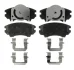 Комплект гальмівних колодок передн, CHEVROLET CAMARO, MALIBU OPEL ASTRA J, ASTRA J GTC, CASCADA, INSIGNIA A, INSIGNIA A COUNTRY, ZAFIRA C SAAB 9-5 1.3D-6.2 07.08- TRW GDB1783 (фото 1)