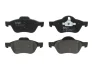Комплект гальмівних колодок передн, RENAULT LAGUNA, LAGUNA II, LAGUNA III, SCENIC II, TWINGO II, WIND 1.2-3.0D 03.01-12.15 TRW GDB1787 (фото 1)