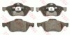 Комплект гальмівних колодок передн, RENAULT LAGUNA, LAGUNA II, LAGUNA III, SCENIC II, TWINGO II, WIND 1.2-3.0D 03.01- TRW GDB1787 (фото 2)