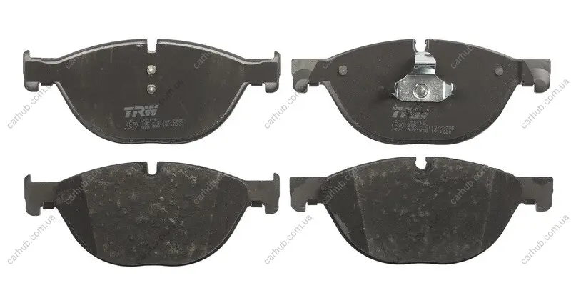 Комплект гальмівних колодок передн, BMW 5 (F10), 5 (F11), 5 GRAN TURISMO (F07), 6 (F12), 6 (F13), 6 GRAN COUPE (F06), 7 (F01, F02, F03, F04) 2.0-4.4H 02.08-10.18 TRW GDB1838 (фото 1)
