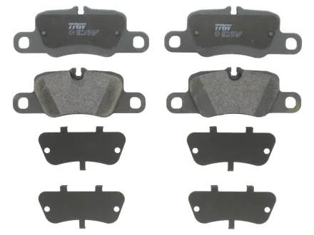 Комплект гальмівних колодок задн, PORSCHE 911, 911 TARGA, CAYENNE, PANAMERA 2.9-4.8 07.09- TRW GDB1849
