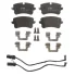 Комплект гальмівних колодок задн, AUDI A6 ALLROAD C7, A6 C7, A7, A8 D4 1.8-6.3 11.09-09.18 TRW GDB1866 (фото 1)