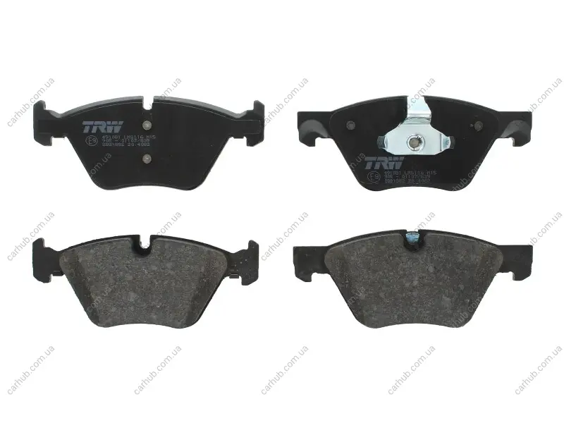 Комплект гальмівних колодок передн, BMW 5 (F10), 5 (F11) 1.6-3.0D 06.09-02.17 TRW GDB1882 (фото 1)