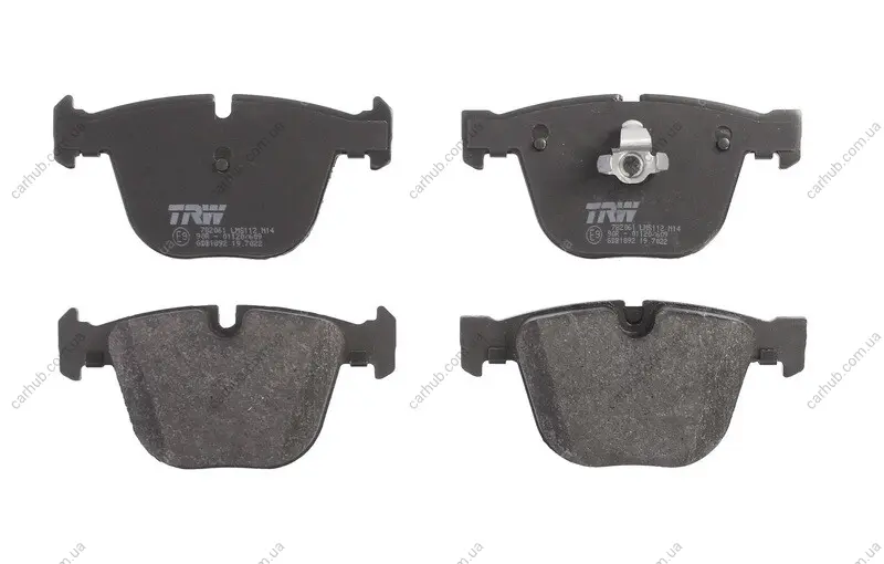 Комплект гальмівних колодок задн, BMW X5 (E70), X5 (F15, F85), X6 (E71, E72), X6 (F16, F86) 2.0-4.4 10.07-07.19 TRW GDB1892 (фото 1)