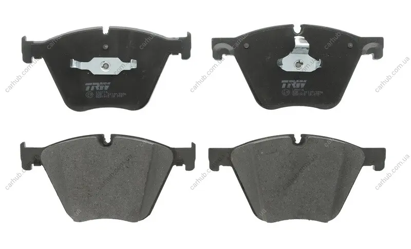 Комплект гальмівних колодок передн, BMW 5 GRAN TURISMO (F07), 7 (F01, F02, F03, F04), X5 (E70), X5 (F15, F85), X6 (E71, E72), X6 (F16, F86) 3.0D-6.0 05.08-07.19 TRW GDB1915 (фото 1)