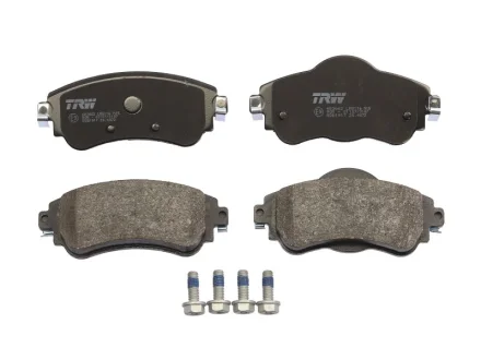 Комплект гальмівних колодок передн, CITROEN C4 II, DS4 1.2/1.4/1.6D 11.09- TRW GDB1917
