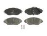 Комплект гальмівних колодок передн, AUDI A3, Q2 SEAT ALHAMBRA SKODA OCTAVIA III, SUPERB II, SUPERB III VW ARTEON, ARTEON SHOOTING BRAKE, CC B7, GOLF VII, GOLF VIII 1.0-3.6 02.08- TRW GDB1918 (фото 1)