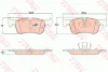 Комплект гальмівних колодок передн, BMW 1 (F20), 1 (F21), 2 (F22, F87), 2 (F23) 1.5-2.0D 07.11-06.21 TRW GDB1935 (фото 1)