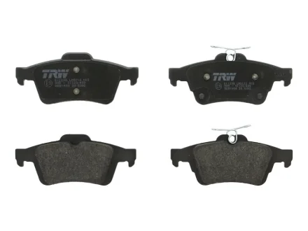 Комплект гальмівних колодок задн, FORD C-MAX, C-MAX II, FOCUS C-MAX, FOCUS II, FOCUS III, FOCUS IV, GRAND C-MAX, KUGA II, KUGA III, TOURNEO CONNECT 1.0-Electric 12.01- TRW GDB1938