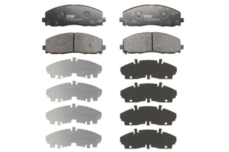 Комплект гальмівних колодок передн, CHRYSLER GRAND VOYAGER V, PACIFICA, TOWN & COUNTRY, VOYAGER V DODGE GRAND, JOURNEY FIAT FREEMONT LANCIA VOYAGER VW ROUTAN 2.0D-3.8 10.07- TRW GDB1944