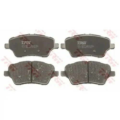 Комплект гальмівних колодок передн, FORD B-MAX, FIESTA, FIESTA VI, FOCUS III, TOURNEO COURIER B460, TRANSIT COURIER B460 1.0-1.6D 01.09-12.23 TRW GDB1959 (фото 1)