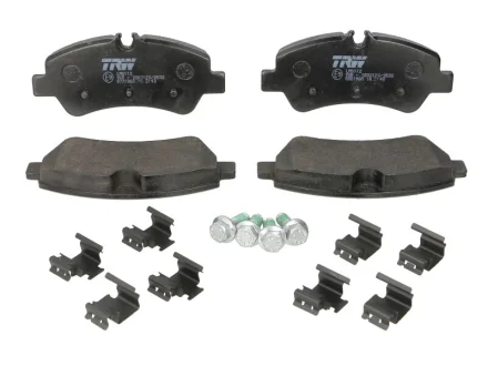 Комплект гальмівних колодок задн, FORD TOURNEO CUSTOM V362, TRANSIT, TRANSIT CUSTOM V362, TRANSIT V363 1.0H-2.2D 10.11- TRW GDB1968