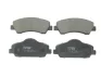 Комплект гальмівних колодок передн, CITROEN C4 CACTUS, C-ELYSEE PEUGEOT 301, 308, 308 II 1.2-2.0D 11.12- TRW GDB1992 (фото 1)