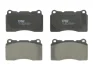 Комплект гальмівних колодок передн, VOLVO S60 I, V70 II ALFA ROMEO GIULIETTA RENAULT MEGANE III TESLA MODEL S, ROADSTER 1.6D-Electric 07.02- TRW GDB2007 (фото 1)