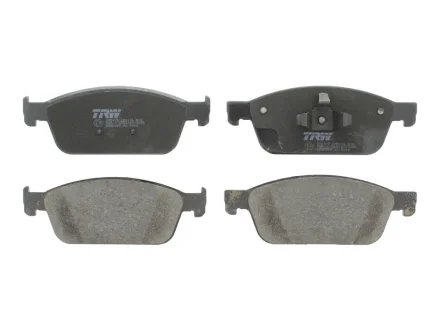 Комплект гальмівних колодок передн, FORD FOCUS III, KUGA II, TOURNEO CONNECT V408 NADWOZIE WIELKO, TRANSIT CONNECT, TRANSIT CONNECT V408 FORD USA ESCAPE, TRANSIT CONNECT 1.0-2.5 07.10- TRW GDB2009