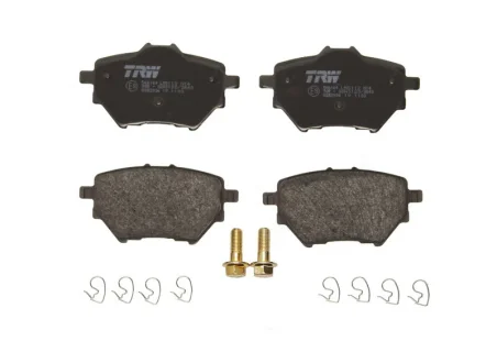 Комплект гальмівних колодок задн, DS DS 3 / DS 3, DS 4 II CITROEN BERLINGO, BERLINGO MULTISPACE, C4 GRAND PICASSO II, C4 III, C4 PICASSO II, C4 SPACETOURER, C4 X 1.2-Electric 02.13- TRW GDB2036