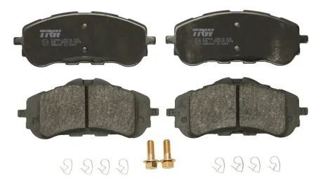Комплект гальмівних колодок передн, CITROEN BERLINGO OPEL ASTRA L, COMBO PEUGEOT 308, 308 II, 308 III, PARTNER, RIFTER TOYOTA PROACE CITY 1.2-Electric 09.13- TRW GDB2044