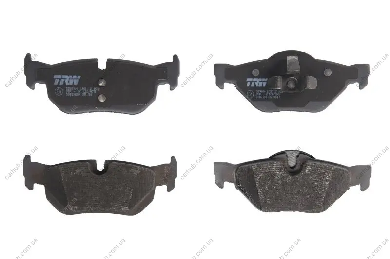 Комплект гальмівних колодок задн, BMW 1 (E81), 1 (E82), 1 (E87), 1 (E88), 3 (E90), 3 (E91), 3 (E92), 3 (E93), X1 (E84) 1.6-3.0 06.04-06.15 TRW GDB2050 (фото 1)