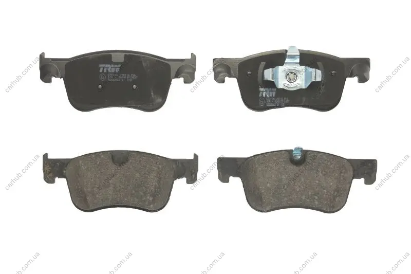 Комплект гальмівних колодок передн, CITROEN BERLINGO, C4 GRAND PICASSO II, C4 PICASSO II, C4 SPACETOURER, GRAND C4 SPACETOURER OPEL COMBO E TOUR / LIFE TOYOTA PROACE CITY 1.2-2.0D 02.13- TRW GDB2062 (фото 1)