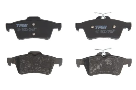 Комплект гальмівних колодок задн, VOLVO C30, C70 II, S40 II, V40, V50 CADILLAC BLS CHEVROLET VECTRA CITROEN C5 III FORD C-MAX, C-MAX II, FOCUS C-MAX, FOCUS II, FOCUS III 1.0-Electric 01.99- TRW GDB2086