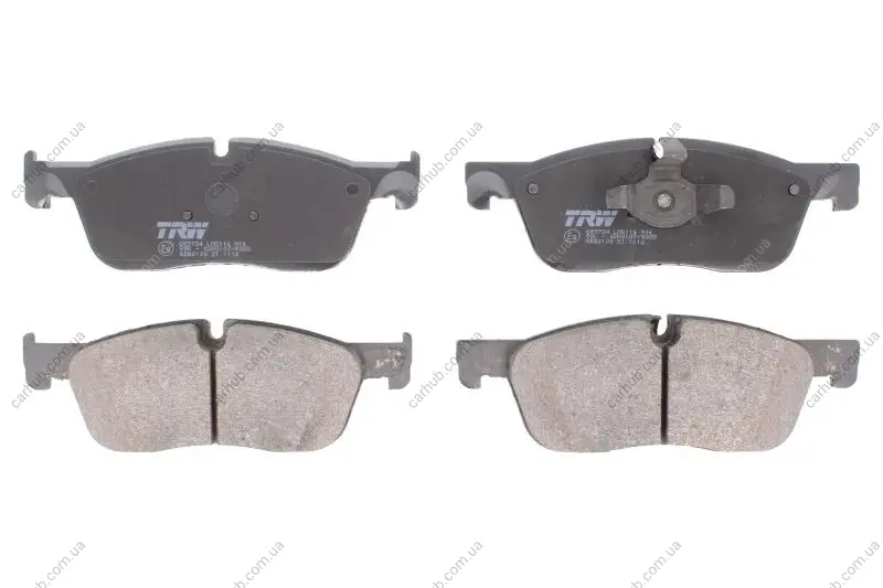 Комплект гальмівних колодок передн, JAGUAR E-PACE LAND ROVER DISCOVERY SPORT, RANGE ROVER EVOQUE 1.5H-2.2D 06.11- TRW GDB2100 (фото 1)