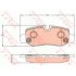 Комплект гальмівних колодок задн, MERCEDES EQV (W447), MARCO POLO CAMPER (W447), V (W447), VITO MIXTO (DOUBLE CABIN), VITO TOURER (W447), VITO (W447) 1.6D-Electric 03.14- TRW GDB2102 (фото 1)