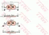Комплект гальмівних колодок передн, AUDI A4 ALLROAD B9, A4 B9, A5, A6 ALLROAD C8, A6 C8, A7, Q5 1.4-3.0H 05.15- TRW GDB2126 (фото 1)