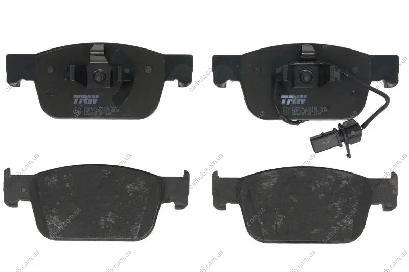 Комплект гальмівних колодок передн, AUDI A4 ALLROAD B9, A4 B9, A5 1.4-3.0DH 05.15- TRW GDB2127 (фото 1)
