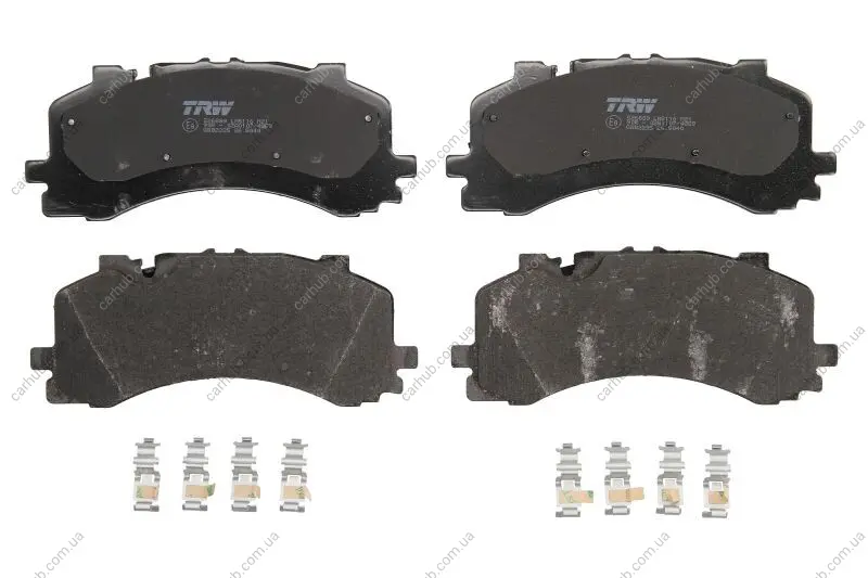 Комплект гальмівних колодок передн, AUDI A6 ALLROAD C8, A6 C8, A7, A8 D5, Q7, Q8 VW TOUAREG 2.0-4.0H 01.15- TRW GDB2235 (фото 1)
