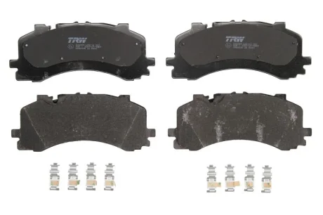 Комплект гальмівних колодок передн, AUDI A6 ALLROAD C8, A6 C8, A7, A8 D5, Q7, Q8 VW TOUAREG 2.0-4.0H 01.15- TRW GDB2235