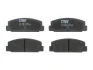 Комплект гальмівних колодок задн, MAZDA 323 C IV, 323 F VI, 323 P V, 323 S V, 323 S VI, 6, 626 III, 626 IV, 626 V, PREMACY, RX-7 I, RX-7 II, RX-7 III 1.1-2.5 01.81-07.13 TRW GDB3088 (фото 1)