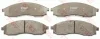 Комплект гальмівних колодок передн, MITSUBISHI L200 NISSAN MAXIMA III, SKYLINE 2.0-3.0 10.88-12.07 TRW GDB3107 (фото 2)
